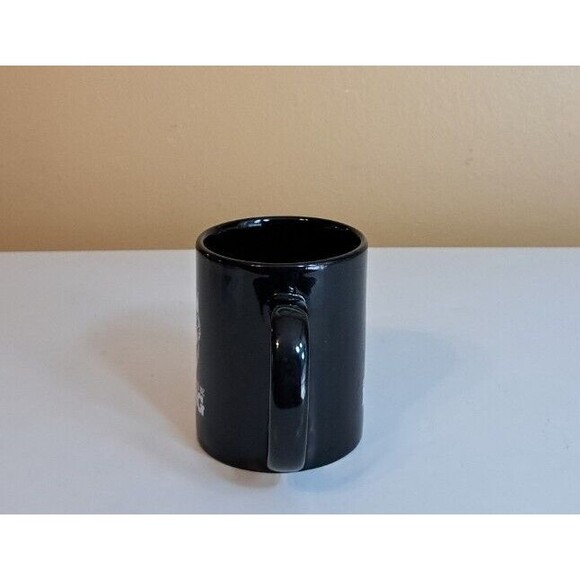 Burger King Coffee Mug Café Cup It's Good To Be King Ceramic Black Collectible - Picture 2 of 6